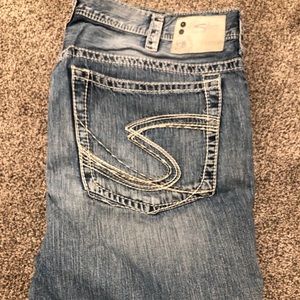 Men’s Silver jeans. 42X32.